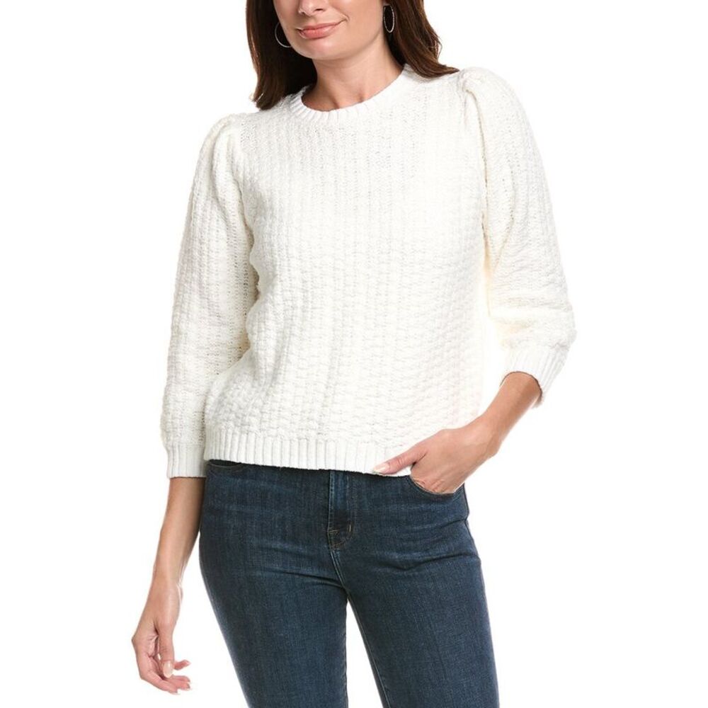Michael Stars Womens  Lenora Sweater, White